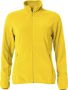 Basic Micro Fleece Jacket Ladies Yellow