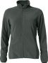 Basic Micro Fleece Jacket Ladies Mørk grå