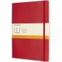 Moleskine Classic XL notatbok med mykt omslag – linjert Scarlet rød