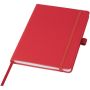Thalaasa notatbok med hardt omslag av havbundet plast Rød
