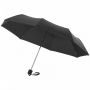 Ida 21.5" sammenleggbar paraply Solid svart