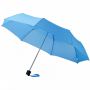 Ida 21.5" sammenleggbar paraply Prosessblå