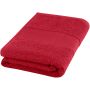 Charlotte 450 g/m² håndkle i bomull 50 x 100 cm Rød