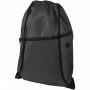 Oriole gympose med glidelås 5L Solid svart