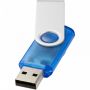Rotate-transparent 4GB USB-minne Transparent blå