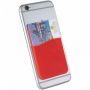 Slank kortholder for smarttelefoner Rød
