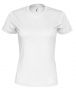 T-shirt Lady White
