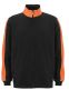Genova Full Zip Sweatshirt Black/Orange