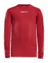 Pro Control Compression Long Sleeve Jr Bright Red