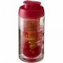 H2O Active® Bop 500 ml sportsflaske og infuser med flipp lokk Transparent