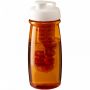 H2O Active® Pulse 600 ml sportsflaske og infuser med flipp lokk Transparent oransje