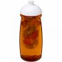 H2O Active® Pulse 600 ml sportsflaske og infuser med kuppel lokk Transparent oransje