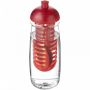 H2O Active® Pulse 600 ml sportsflaske og infuser med kuppel lokk Transparent