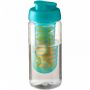 H2O Active® Octave Tritan™ 600 ml sportsflaske og infuser med flipp lokk Transparent