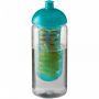 H2O Active® Octave Tritan™ 600 ml. sportsflaske og infuser med kuppel lokk Transparent