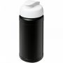 Baseline® Plus 500 ml sportsflaske med flipp-lokk Solid svart