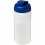 Baseline® Plus 500 ml sportsflaske med flipp-lokk Transparent
