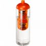 H2O Active® Vibe 850 ml flaske med kuppel lokk og infuser Transparent