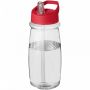 H2O Active® Pulse 600 ml sportsflaske med tut lokk Hvit