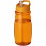 H2O Active® Pulse 600 ml sportsflaske med tut lokk Oransje