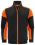 Prime Sweatshirt Jkt Black/Orange