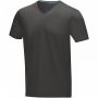 Kawartha kortermet økologisk t-skjorte for menn Stormgrå