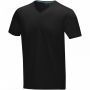 Kawartha kortermet økologisk t-skjorte for menn Solid svart