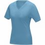 Kawartha kortermet økologisk t-skjorte for kvinner NXT blå