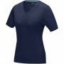 Kawartha kortermet økologisk t-skjorte for kvinner Marineblå