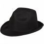 Trilby-hatt Solid svart