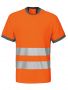 6009 T-Shirt EN ISO 20471 Kl 2 Orange/Grey