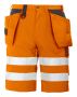 6503 Shorts EN ISO 20471 Kl 2/1 Orange/Black