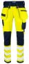 6573 Håndverksbukse Stretch EN ISO 20471 Kl 2 Yellow/Navy