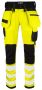 6573 Håndverksbukse Stretch EN ISO 20471 Kl 2 Yellow/Black