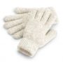 Cosy Ribbed Cuff Gloves Almond Marl