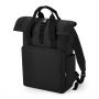 Recycled Twin Handle RollTop Laptop Backpack One Size