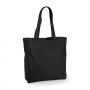 Recycled Cotton Maxi Tote Svart