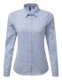 Maxton Check Shirt L/S (D) Lys Blå/Hvit