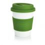 PLA Kaffekopp grønn, hvit