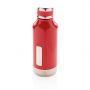 Lekkasjesikker vakuum flaske med logo plate rød