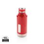 Lekkasjesikker vakuum flaske med logo plate Rød