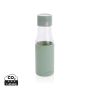Ukiyo glass hydration tracking vannflase med cover Grønn