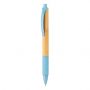 Bambus og hvetestrå penn blå