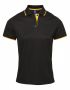 Ladies Contrast Polo Sort/Safety Gul